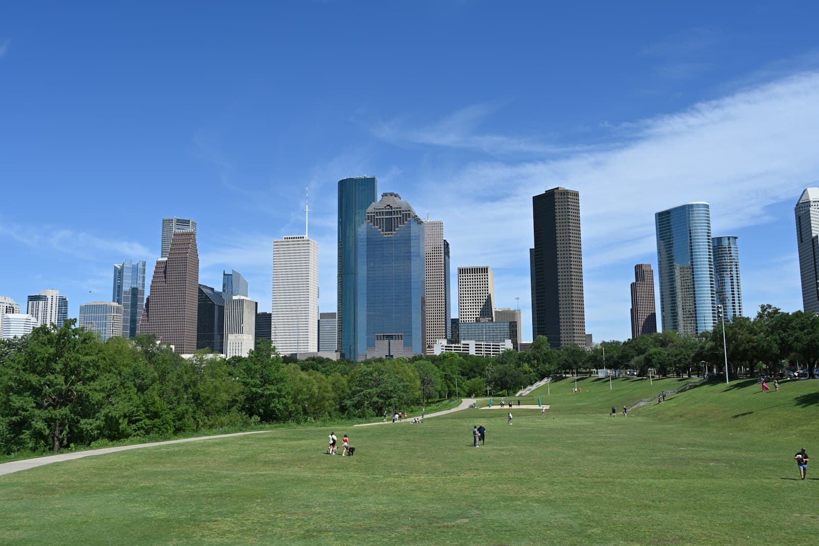 Houston skyline on a clear day